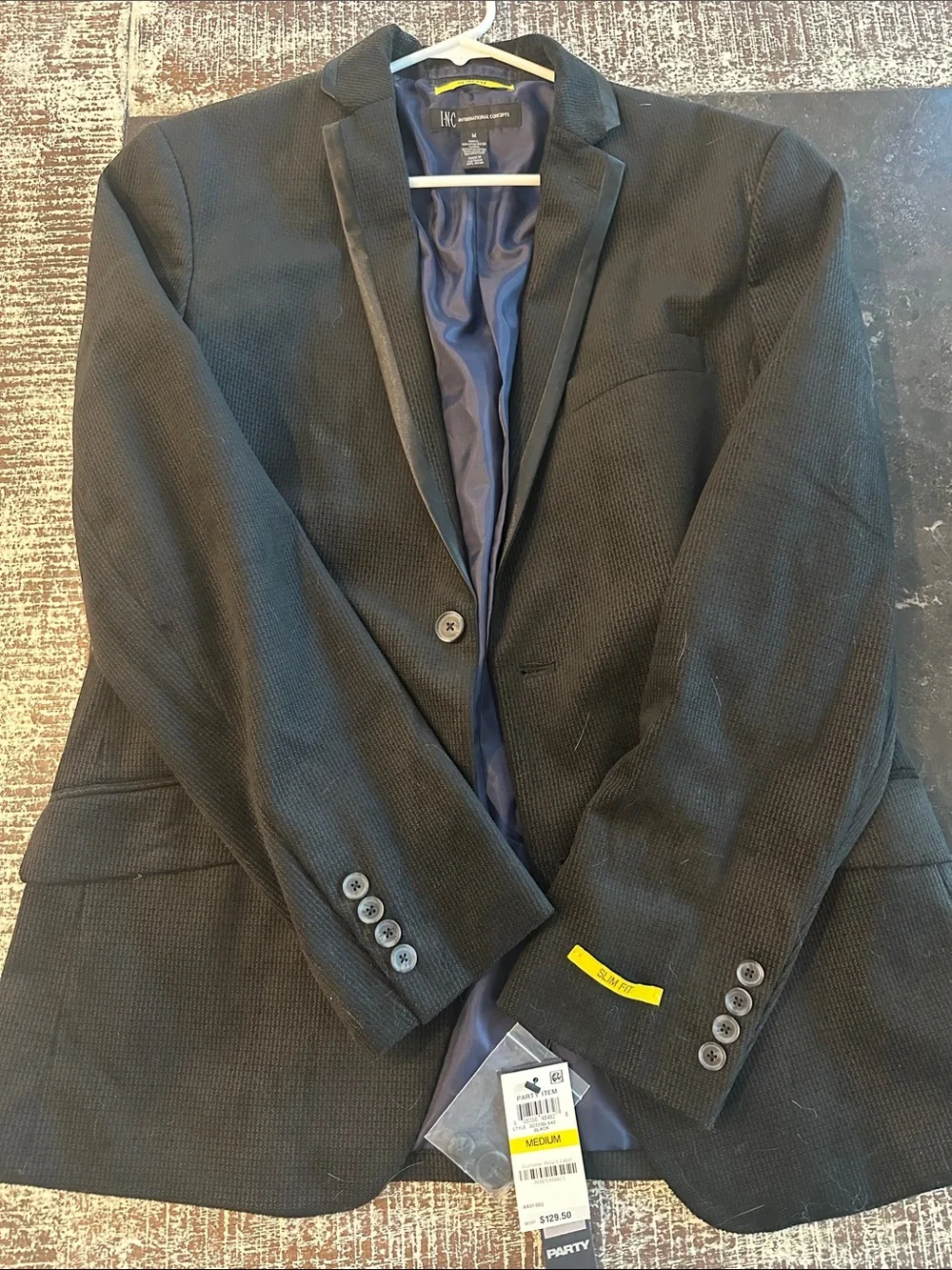 BNWT INC VELOUR BLAZER SZ M